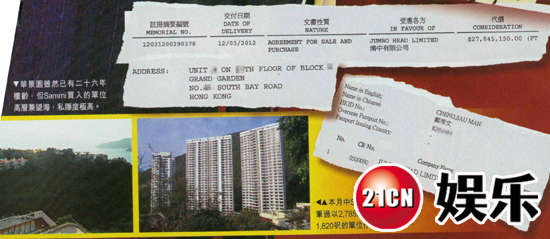鄭秀文2700萬現金買豪宅 2億房產待嫁許志安
